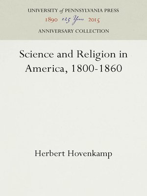 cover image of Science and Religion in America, 1800-1860